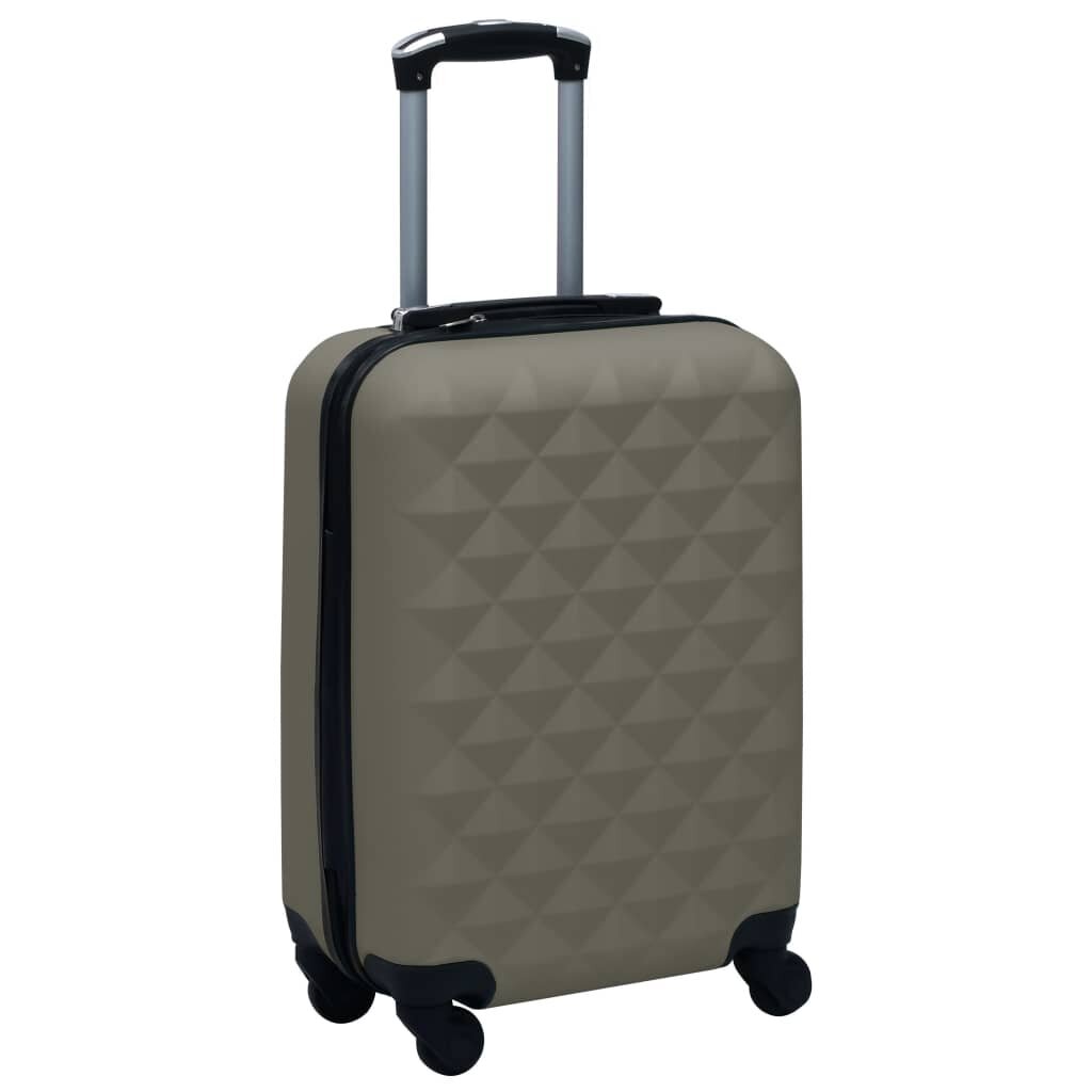 vidaXL Kovapintainen matkalaukkusetti 2 kpl antrasiitti ABS hinta ja tiedot | Matkalaukut ja -kassit | hobbyhall.fi