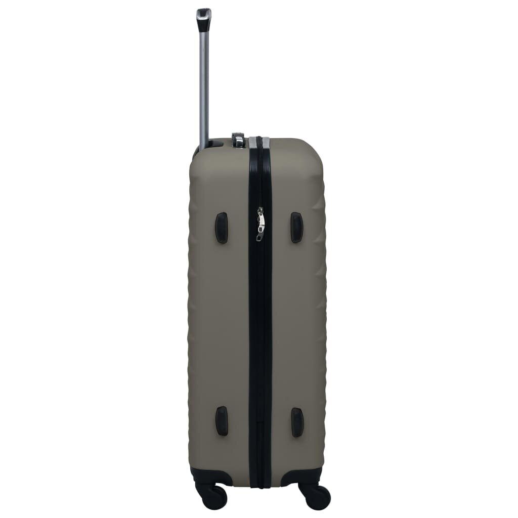 vidaXL Kovapintainen matkalaukkusetti 2 kpl antrasiitti ABS hinta ja tiedot | Matkalaukut ja -kassit | hobbyhall.fi