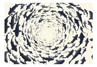 Valokuvatapetti - Fish swirl 250x175 cm hinta ja tiedot | Valokuvatapetit | hobbyhall.fi