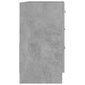 vidaXL Allaskaappi betoninharmaa 63x30x54 cm lastulevy hinta ja tiedot | Kylpyhuonekaapit | hobbyhall.fi