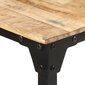 vidaXL Ruokapöytä 200x100x76 cm karkea mangopuu hinta ja tiedot | Ruokapöydät | hobbyhall.fi