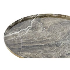 Sivupöytä DKD Home Decor alumiini marmori (51 x 51 x 51 cm) hinta ja tiedot | Sohvapöydät | hobbyhall.fi