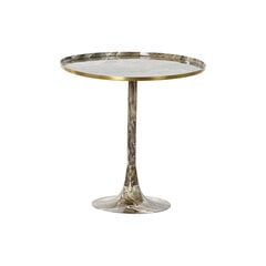 Sivupöytä DKD Home Decor alumiini marmori (51 x 51 x 51 cm) hinta ja tiedot | Sohvapöydät | hobbyhall.fi