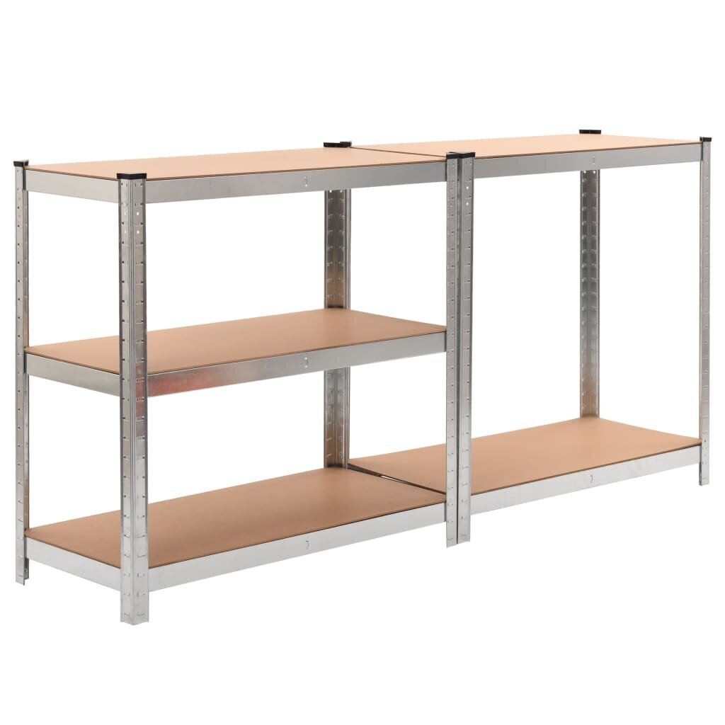 vidaXL Varastohyllyt 2 kpl 90x40x180 cm MDF hinta ja tiedot | Varastohyllyt | hobbyhall.fi