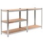 vidaXL Varastohyllyt 2 kpl 90x40x180 cm MDF hinta ja tiedot | Varastohyllyt | hobbyhall.fi