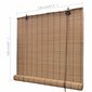 vidaXL Ruskeat bambu rullaverhot 120 x 160 cm hinta ja tiedot | Kaihtimet | hobbyhall.fi