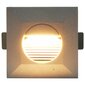 vidaXL LED-seinävalaisimet ulkotiloihin 6 kpl 5 W hopea neliö hinta ja tiedot | Puutarha- ja ulkovalot | hobbyhall.fi