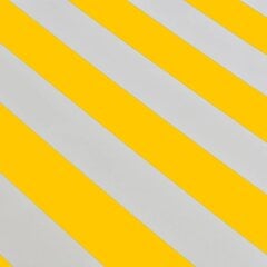 vidaXL Käsikäyttöinen taittuva markiisi 400 cm keltainen/valkoinen hinta ja tiedot | Aurinkovarjot ja markiisit | hobbyhall.fi