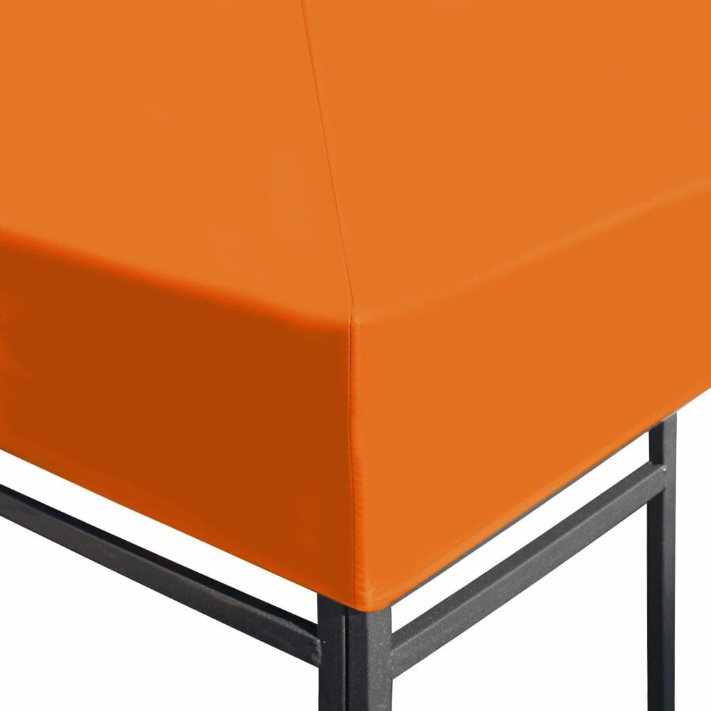 vidaXL Huvimajan katto 310 g / m² 3x3 m oranssi hinta ja tiedot | Puutarhapaviljongit | hobbyhall.fi
