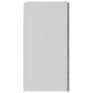 vidaXL Seinäkaappi lasilla betoninharmaa 40x31x60 cm lastulevy hinta ja tiedot | Keittiön kaapit | hobbyhall.fi