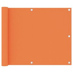 vidaXL Parvekkeen suoja oranssi 75x600 cm Oxford kangas hinta ja tiedot | Aurinkovarjot ja markiisit | hobbyhall.fi