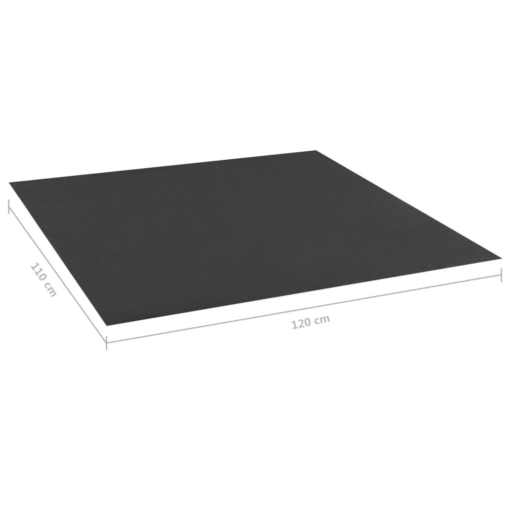 vidaXL Hiekkalaatikon pohjakangas musta 120x110 cm hinta ja tiedot | Hiekkalaatikot | hobbyhall.fi