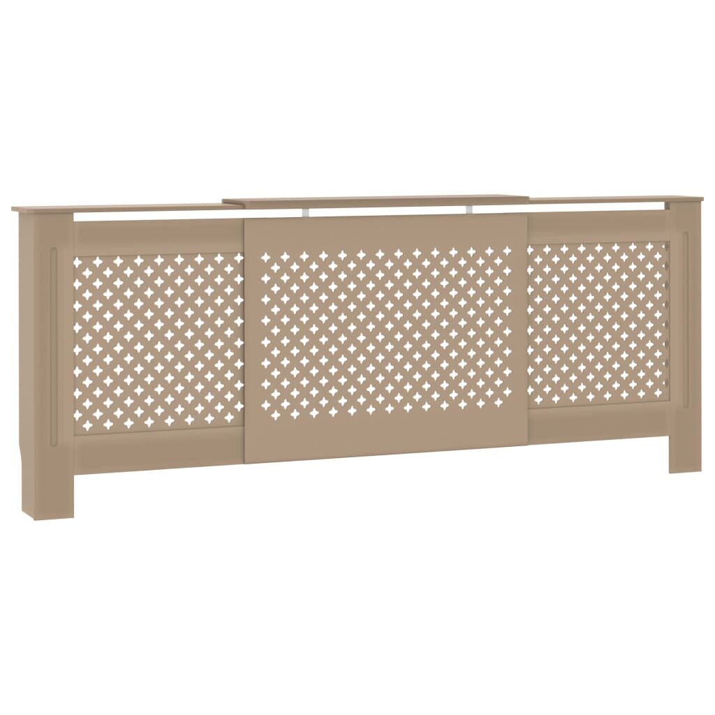 vidaXL MDF lämpöpatterin suoja 205 cm hinta ja tiedot | Takka- ja uunitarvikkeet | hobbyhall.fi