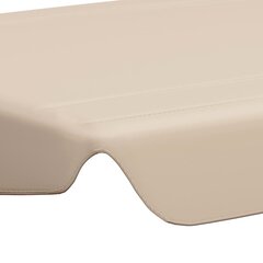 vidaXL Vaihtokatos puutarhakeinuun beige 188/168x145/110 cm hinta ja tiedot | Puutarhakeinut | hobbyhall.fi