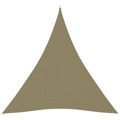 vidaXL Aurinkopurje Oxford-kangas kolmio 4x5x5 m beige hinta ja tiedot | Aurinkovarjot ja markiisit | hobbyhall.fi