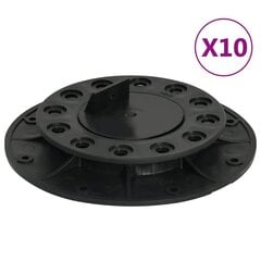 vidaXL Säädettävät terassin jalat 10 kpl 20–30 mm hinta ja tiedot | Aurinkovarjot ja markiisit | hobbyhall.fi