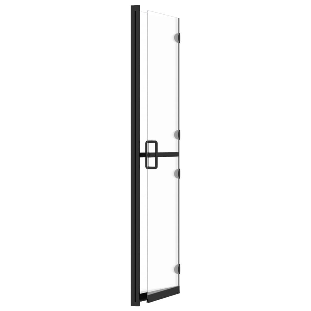 vidaXL Walk-in suihkuseinä kokoontaittuva kirkas ESG-lasi 80x190 cm hinta ja tiedot | Suihkuseinät ja -ovet | hobbyhall.fi