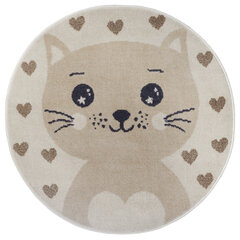 Hanse Home lasten matto Cat 100x100 cm hinta ja tiedot | Isot matot | hobbyhall.fi