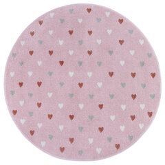 Hanse Home lasten matto Little Hearts 100x100 cm hinta ja tiedot | Isot matot | hobbyhall.fi