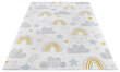 Hanse Home lasten matto Rainbow Clouds 160x235 cm hinta ja tiedot | Isot matot | hobbyhall.fi