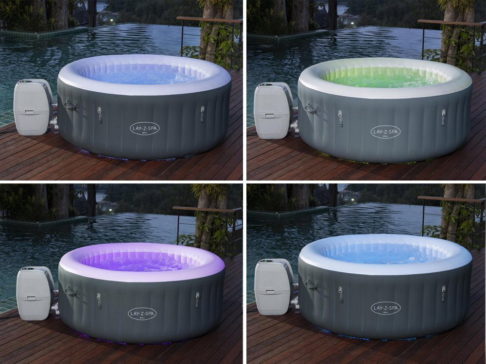 Puhallettava poreallas 2-4 hengelle Jacuzzi LayZSpa BALI, Bestway hinta ja tiedot | Uima-altaat | hobbyhall.fi