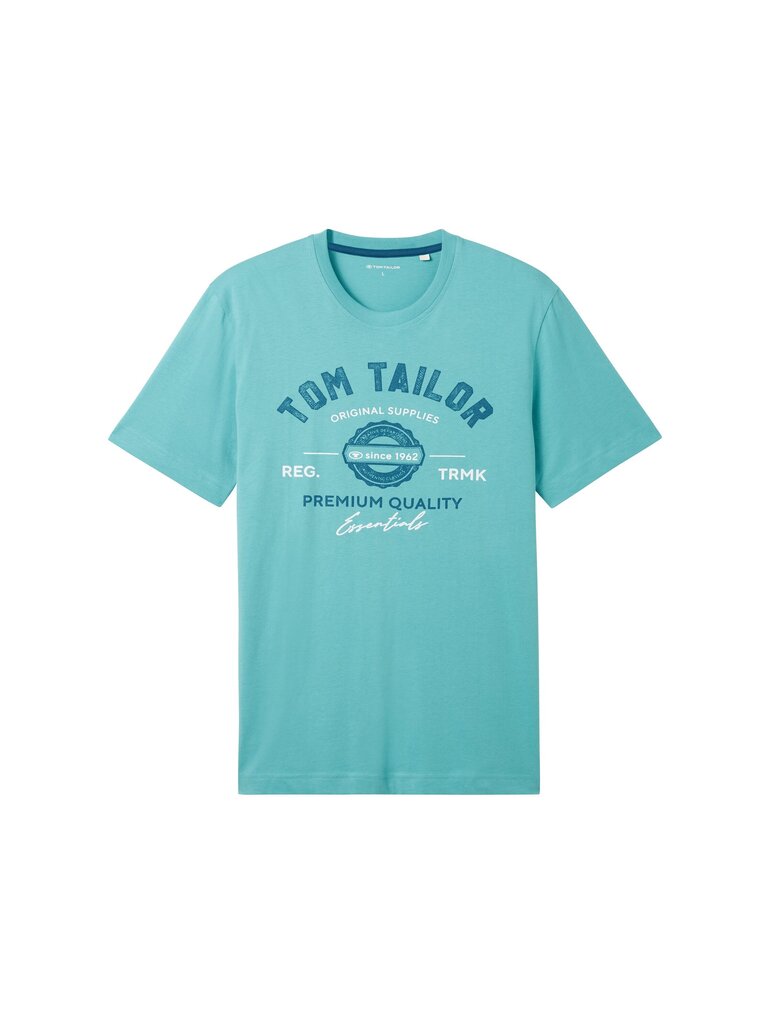 Tom Tailor Miesten T-paita, turkoosi hinta ja tiedot | Miesten T-paidat | hobbyhall.fi