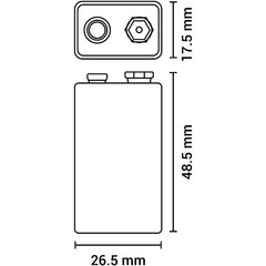 Paristot sinkkikloridi 9V AgfaPhoto hinta ja tiedot | Paristot | hobbyhall.fi