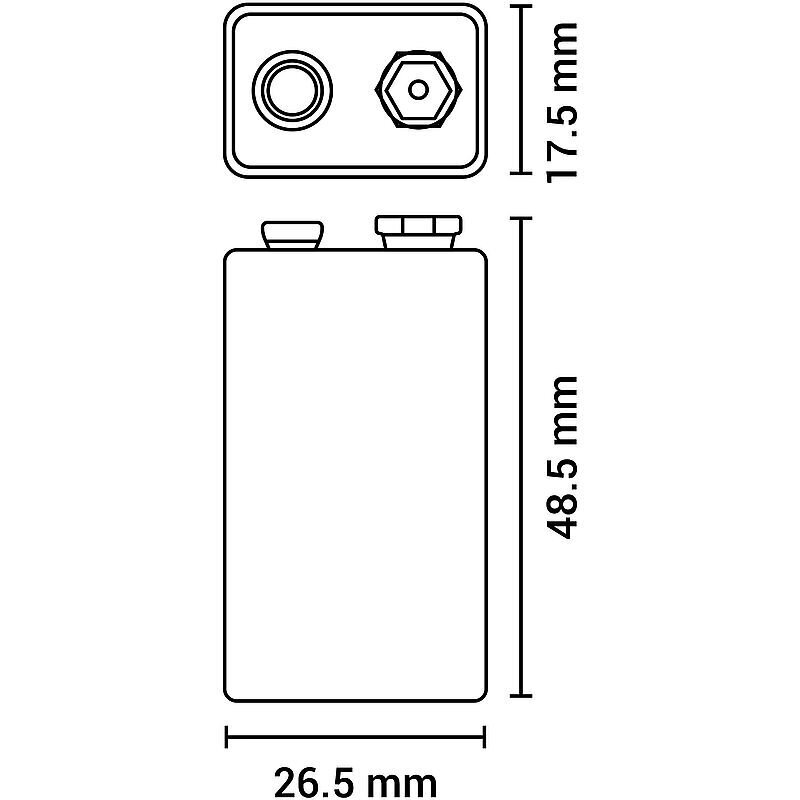 Paristot sinkkikloridi 9V AgfaPhoto hinta ja tiedot | Paristot | hobbyhall.fi