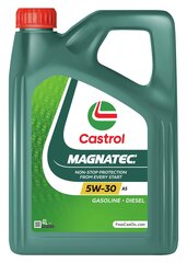 Castrol Magnatec A5 5W-30 synteettinen moottoriöljy, 4 l hinta ja tiedot | Castrol Autotuotteet | hobbyhall.fi