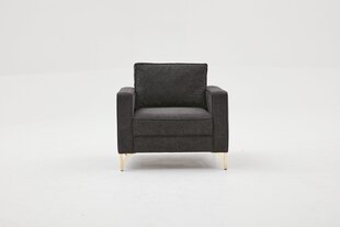 Berliinin nojatuoli, harmaa/kulta hinta ja tiedot | Nojatuolit | hobbyhall.fi