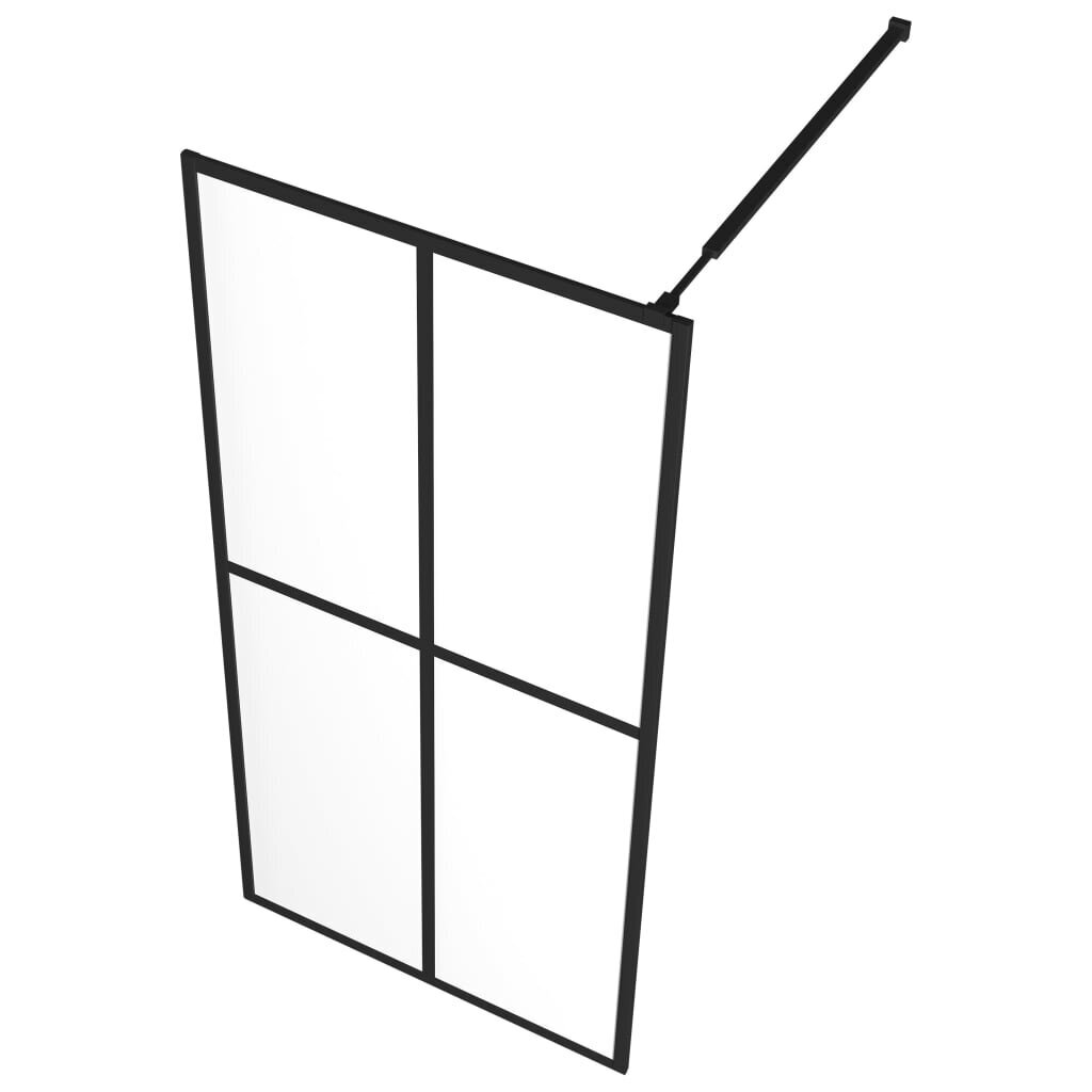 vidaXL Walk-in Suihkun seinäke kirkas karkaistu lasi 90x195 cm hinta ja tiedot | Suihkuseinät ja -ovet | hobbyhall.fi