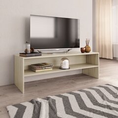 vidaXL TV-taso Sonoma tammi 120x40x40 cm lastulevy hinta ja tiedot | TV-tasot | hobbyhall.fi