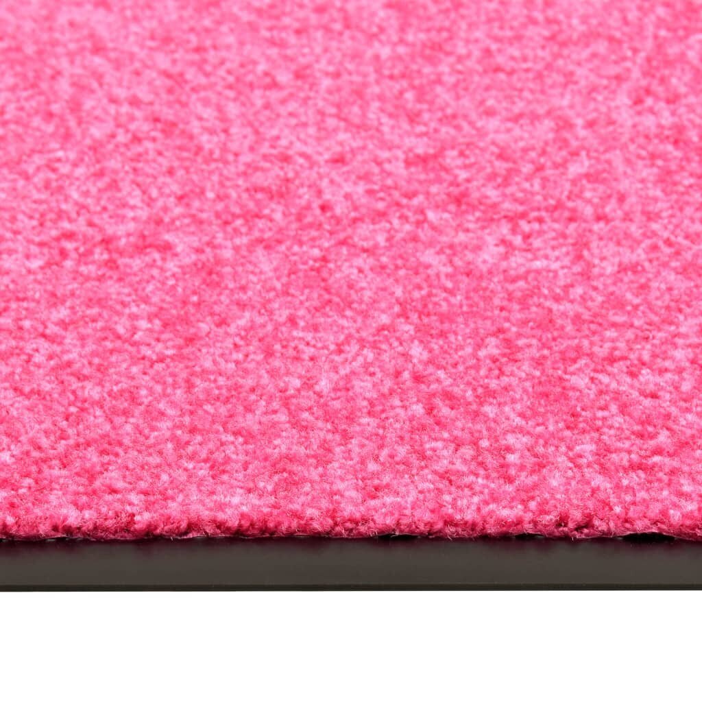 vidaXL Ovimatto pestävä pinkki 60x180 cm hinta ja tiedot | Ovimatot | hobbyhall.fi