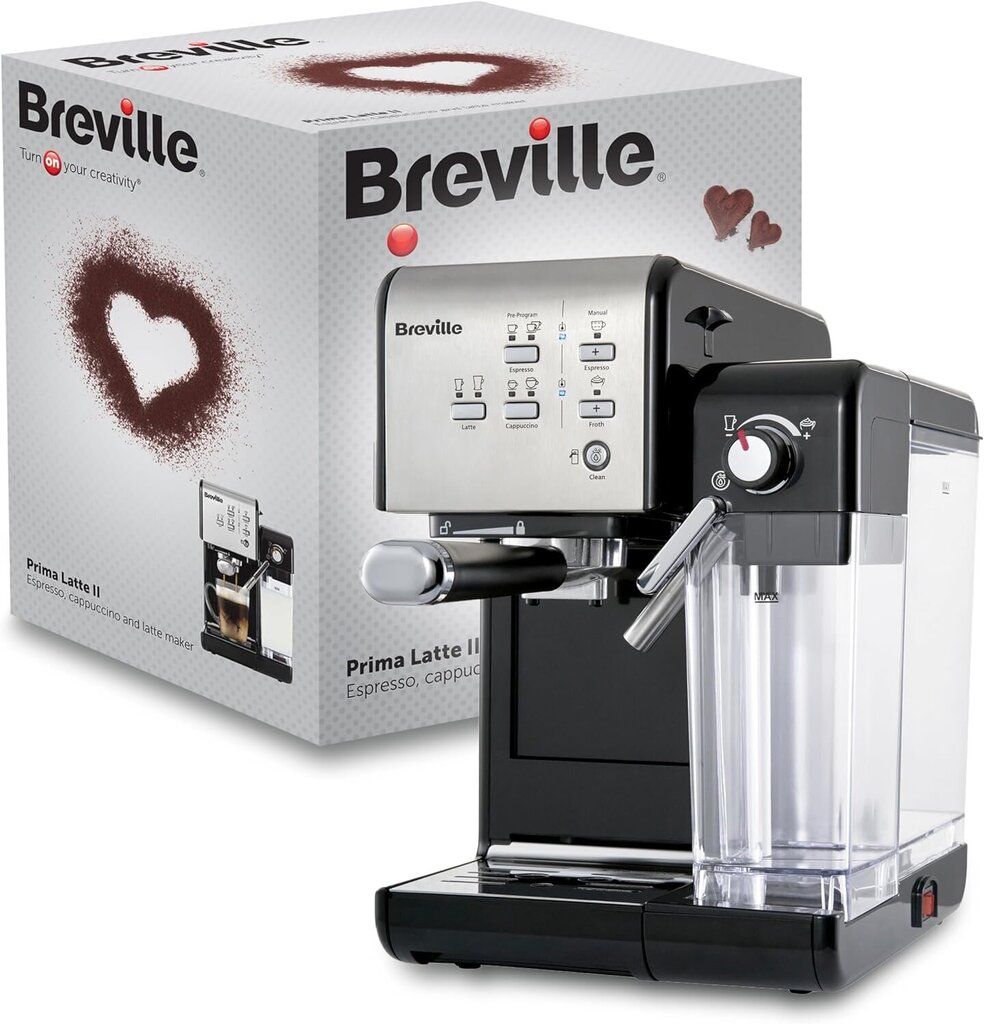 Kahvinkeitin Breville Prima 19 Baru Latte Superior II hinta ja tiedot | Kahvinkeittimet ja kahvikoneet | hobbyhall.fi