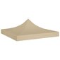 vidaXL Juhlateltan katto 3x3 m beige 270 g/m² hinta ja tiedot | Puutarhapaviljongit | hobbyhall.fi