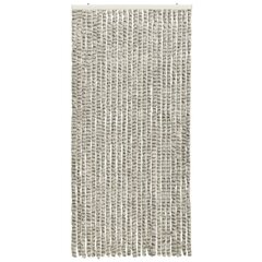 vidaXL Hyönteisverho vaalean- ja tummanharmaa 100x220 cm Chenille hinta ja tiedot | Hyttysverkot | hobbyhall.fi