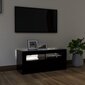 vidaXL TV-taso LED-valoilla musta 90x35x40 cm hinta ja tiedot | TV-tasot | hobbyhall.fi