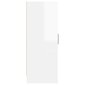 vidaXL Kenkäkaappi korkeakiilto valkoinen 32x35x92 cm lastulevy hinta ja tiedot | Kenkäkaapit ja -hyllyt | hobbyhall.fi