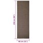 vidaXL Matto luonnollinen sisal 80x250 cm ruskea hinta ja tiedot | Isot matot | hobbyhall.fi