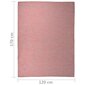 vidaXL Ulkomatto Flatweave 120x170 cm punainen hinta ja tiedot | Isot matot | hobbyhall.fi