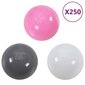 vidaXL Prinsessa leikkiteltta 250 pallolla pinkki 133x140 cm hinta ja tiedot | Lasten leikkimökit ja -teltat | hobbyhall.fi