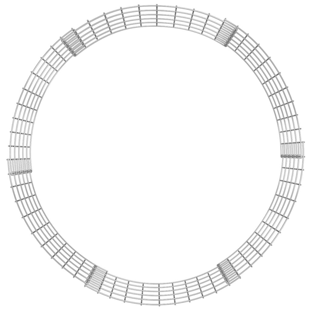 vidaXL Puutarhakomposti Ø100x50 cm galvanoitu teräs hinta ja tiedot | Kukkaruukut | hobbyhall.fi