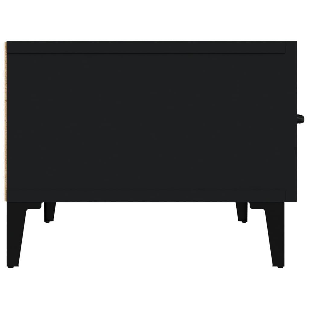 vidaXL TV-taso musta 150x34,5x30 cm tekninen puu hinta ja tiedot | TV-tasot | hobbyhall.fi