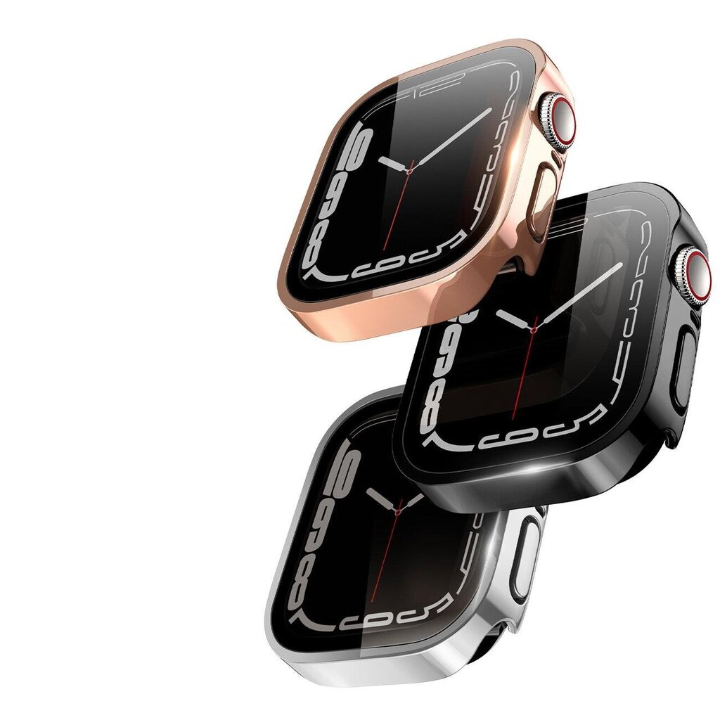 Suojalasi / kotelo Dux Ducis Hamo Apple Watch 40 mm musta hinta ja tiedot | Älykellojen ja aktiivisuusrannekkeiden lisätarvikkeet | hobbyhall.fi