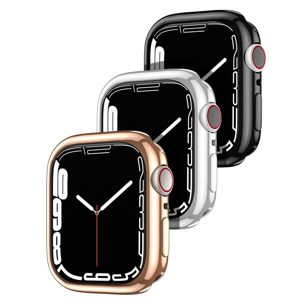 TPU Suojalasi / kotelo Dux Ducis Samo Apple Watch 44mm musta hinta ja tiedot | Älykellojen ja aktiivisuusrannekkeiden lisätarvikkeet | hobbyhall.fi