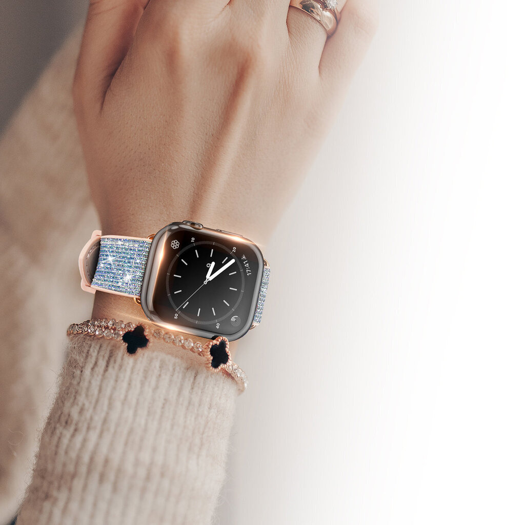 TPU Suojalasi / kotelo Dux Ducis Samo Apple Watch 45mm musta hinta ja tiedot | Älykellojen ja aktiivisuusrannekkeiden lisätarvikkeet | hobbyhall.fi