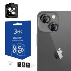 Kameran suojalasi 3mk Lens Pro Apple iPhone 14 Plus musta hinta ja tiedot | Näytönsuojakalvot ja -lasit | hobbyhall.fi