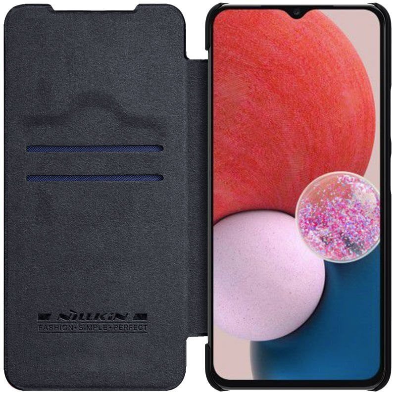 Kotelo Nillkin Qin Leather Samsung A135 A13 4G musta hinta ja tiedot | Puhelimen kuoret ja kotelot | hobbyhall.fi