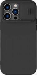 Kotelo Nillkin CamShield Silky Magnetic Silicone Apple iPhone 14 Pro musta hinta ja tiedot | Puhelimen kuoret ja kotelot | hobbyhall.fi