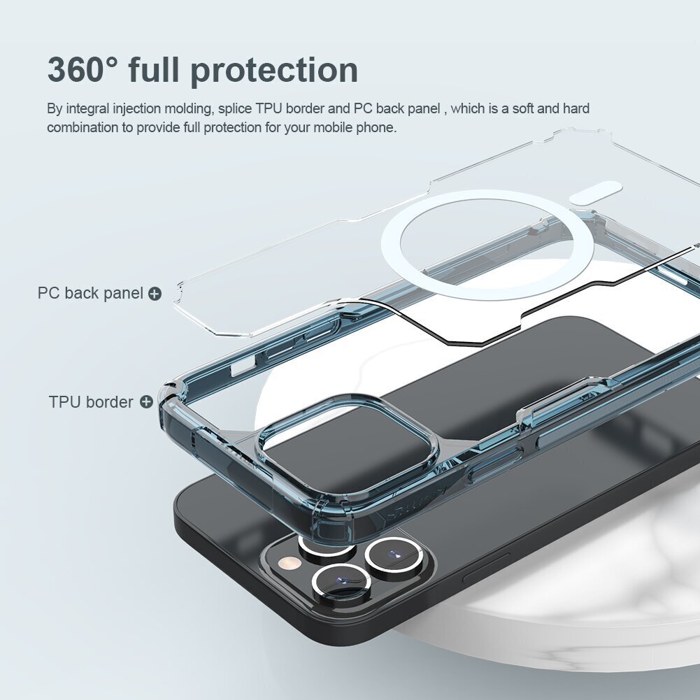 Kotelo Nillkin Nature TPU Pro Magnetic Apple iPhone 14 Pro violettiti hinta ja tiedot | Puhelimen kuoret ja kotelot | hobbyhall.fi